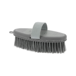 Equithème - Je t'aime Grey Rhinestone Soft Brush | - Ohlala