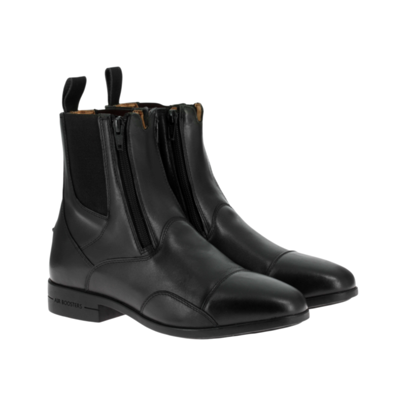 Equithème - EK-Duozip Black Leather Paddock Boots