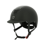 Equithème - Airy black carbon/black riding helmet | - Ohlala