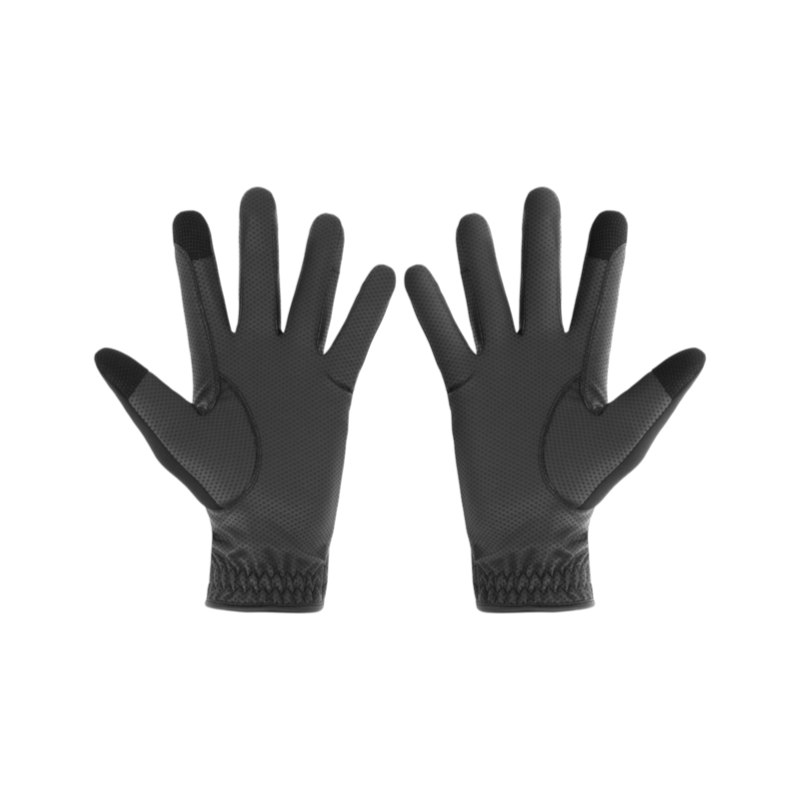 Equithème - Gants Softshell noir