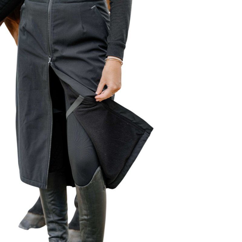 Equithème - Women's Rain Skirt Je T'aime EQ-Jess Black