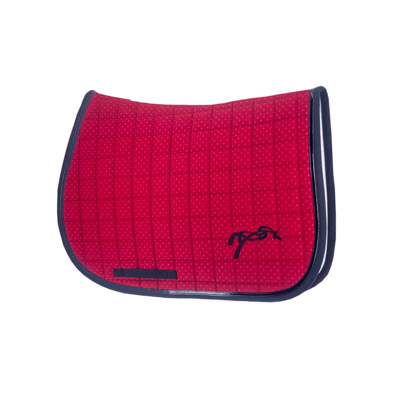 Eden by Pénélope Store - Tapis de selle étoiles rouge/ noir | - Ohlala