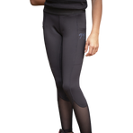 Eden by Pénélope - Legging d'équitation fille Delphe pull-on noir | - Ohlala