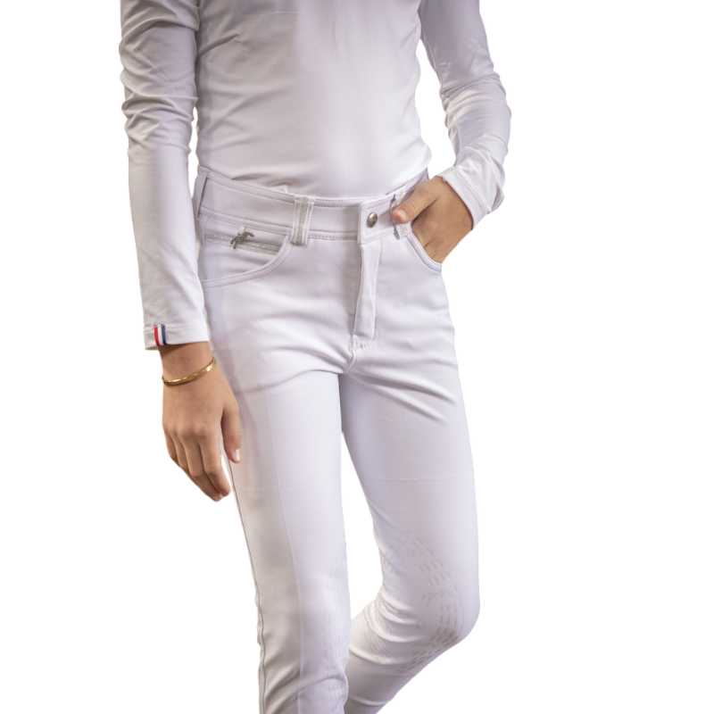 Eden by Pénélope Store - Fun white children's riding pants