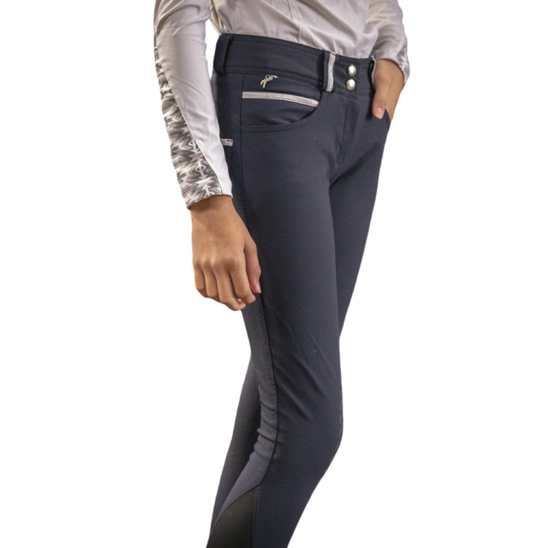 Eden by Pénélope - Pantalon d'équitation enfant Fun marine