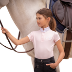 Eden by Pénélope - Madrid short-sleeve children's show polo pink | - Ohlala