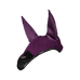 Equestrian Stockholm - Black Raven Sportive Horse Ear Bonnet | - Ohlala