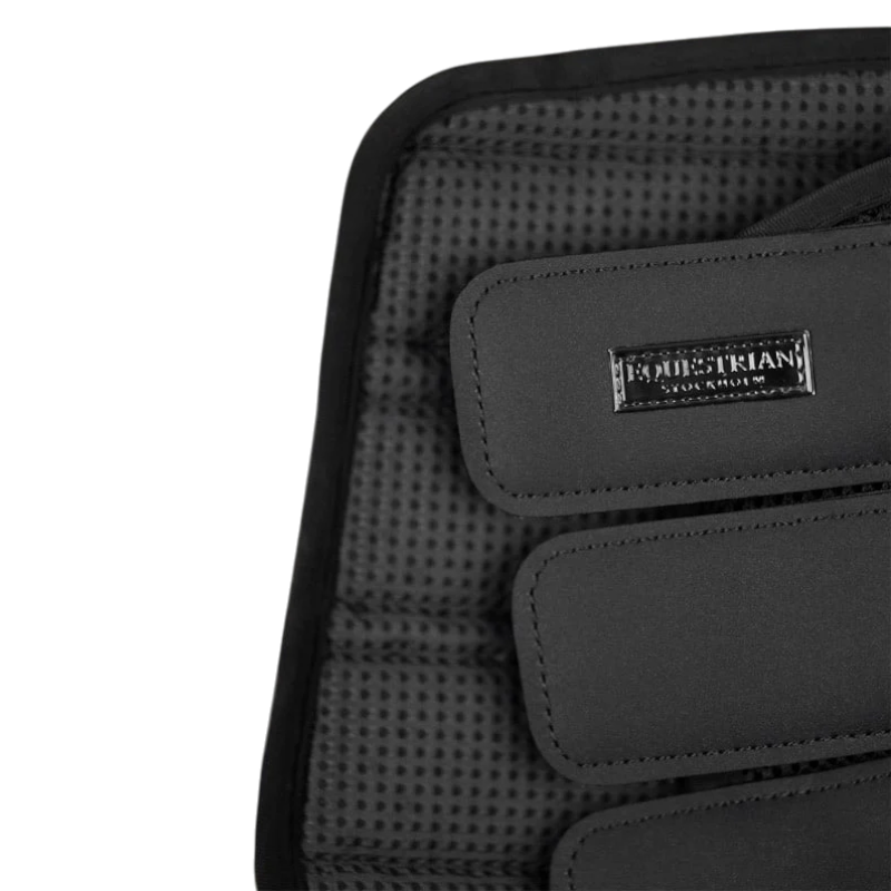 Equestrian Stockholm - Guêtres fermées Mesh noir | - Ohlala