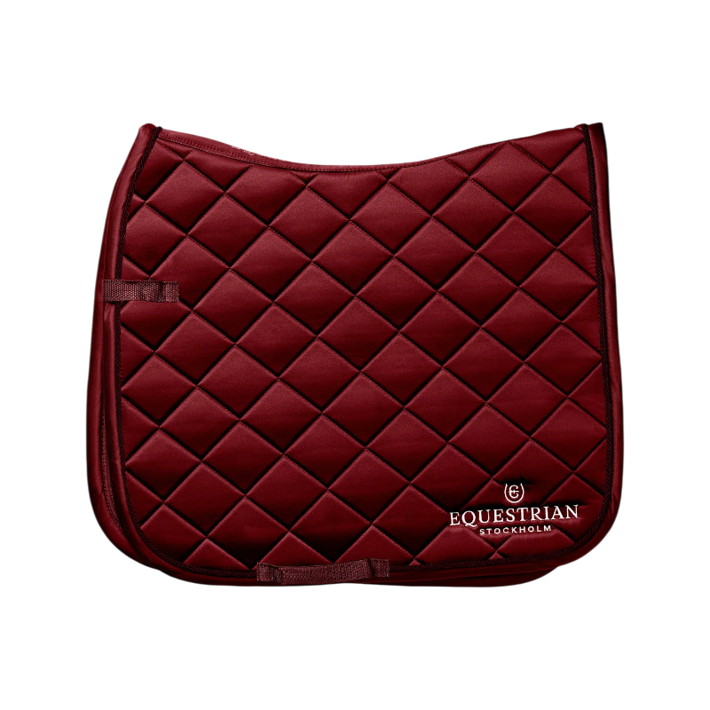 Equestrian Stockholm - Tapis de dressage Line bordeaux | - Ohlala