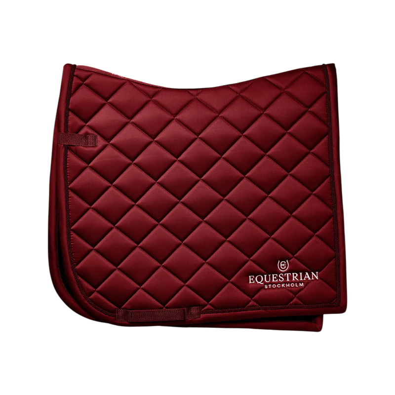Equestrian Stockholm - Tapis de dressage Line bordeaux | - Ohlala