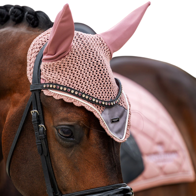 Equestrian Stockholm - Tapis de dressage Line rose | - Ohlala