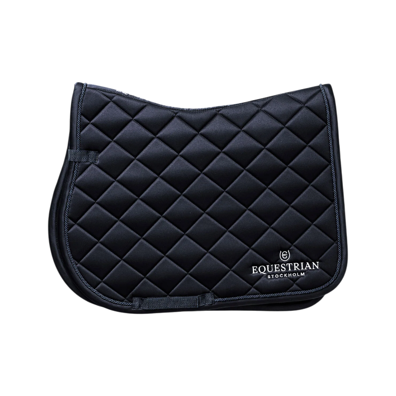 Equestrian Stockholm - Tapis de selle Line midnight blue | - Ohlala