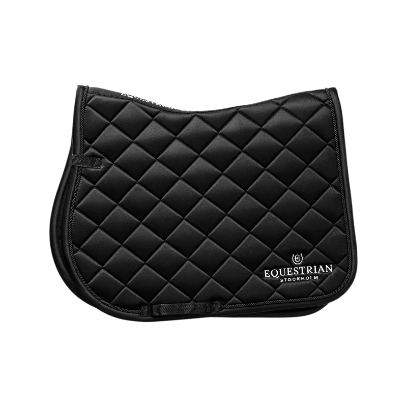 Equestrian Stockholm - Tapis de selle Line noir | - Ohlala