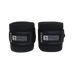 Equiline - Elastische Arbeitsbandagen mit schwarzem Fleece (x2) | - Ohlala