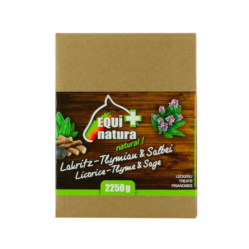 Equinatura - Friandises pour chevaux naturelles Réglis/ Thym/ Sauge | - Ohlala