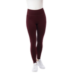 Equithème - Legging d'équitation full grip enfant Lyly rouge/ rose | - Ohlala