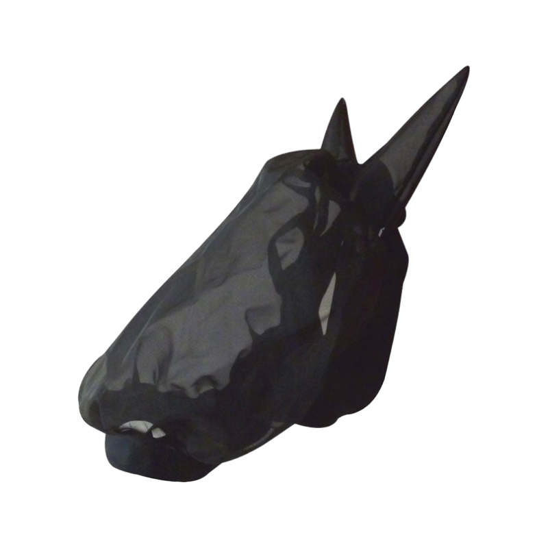 Equithème - Fly mask in black lycra