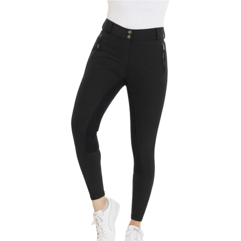 Equithème - Pantalon d'équitation femme Nicole noir | - Ohlala