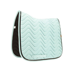 Equithème - Glossy light green dressage pad | - Ohlala