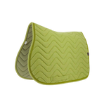 Equithème - Tapis de selle Chevron vert | - Ohlala