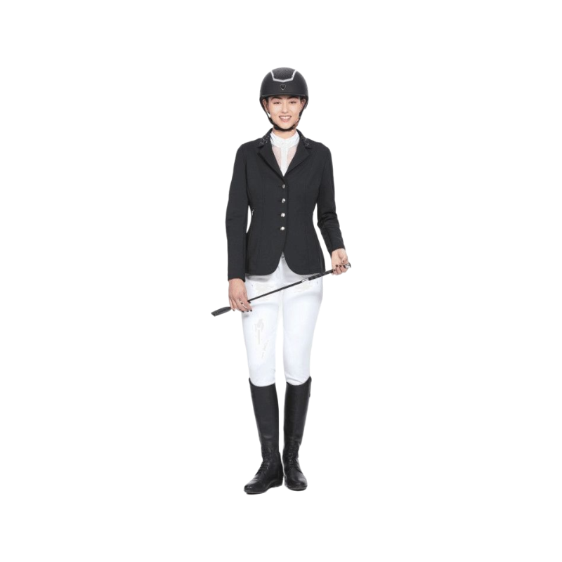 Equithème - Veste de concours femme Megeve noir