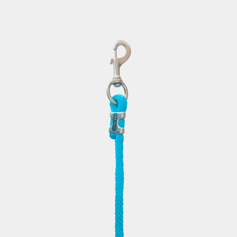 Equithème - Longe 2.40m turquoise | - Ohlala