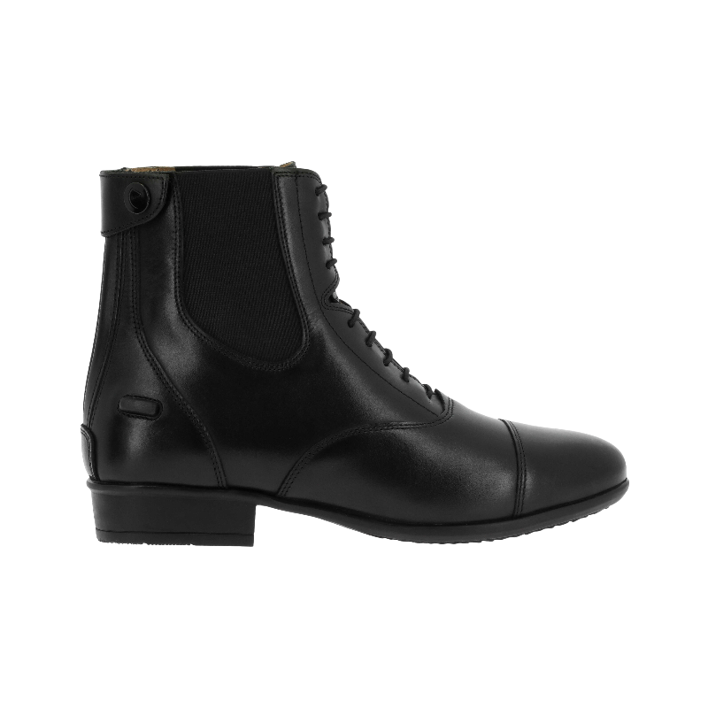 Equithème - Boots à zip et lacets Chic noir | - Ohlala