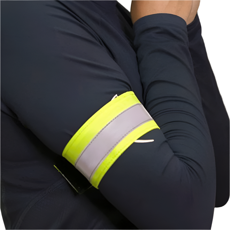 Equithème - Fluorescent yellow high visibility armband