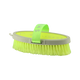 Equithème - Brosse douce Je t'aime jaune fluo | - Ohlala