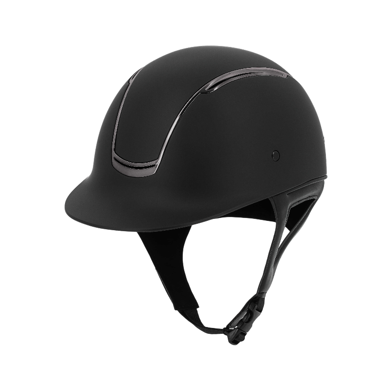 Equithème - Casque d'équitation Soazy Mat chrome silver | - Ohlala