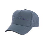 Equithème - Je t'aime Aude unisex cap blue/grey | - Ohlala