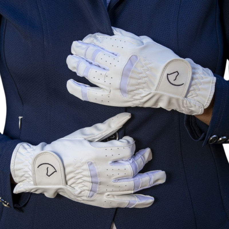 Equithème - Gants Grip blanc