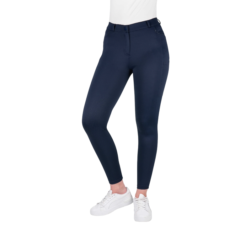 Equithème - Pantalon d'équitation femme Capucine marine | - Ohlala