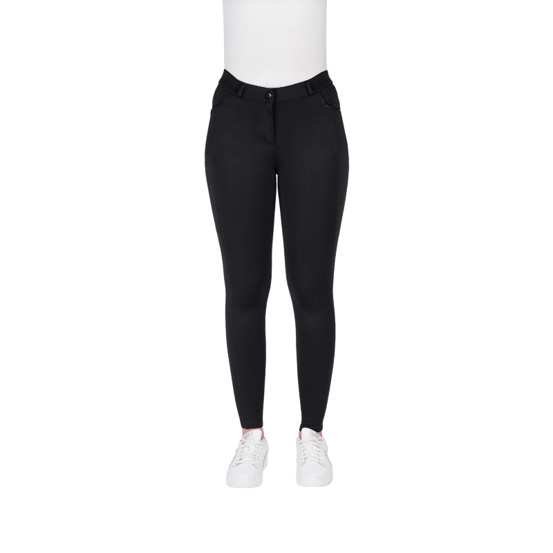 Equithème - Pantalon d'équitation femme Capucine noir | - Ohlala