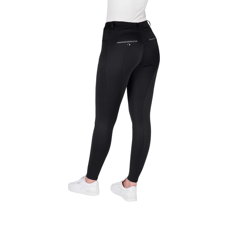 Equithème - Pantalón de equitación mujer Capucine negro | - Ohlala