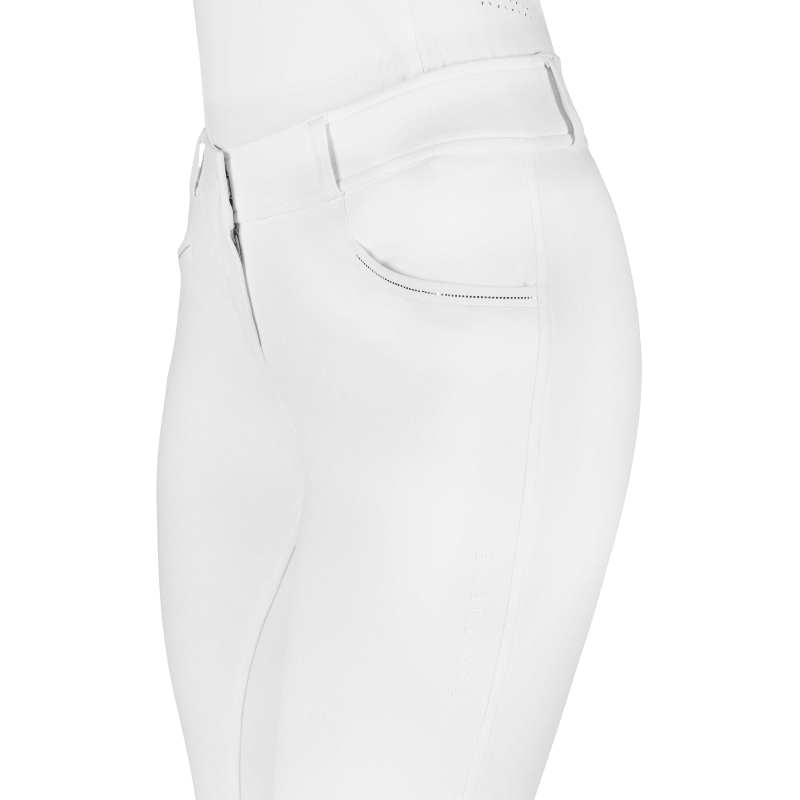 Equithème - Carly white women's riding breeches | - Ohlala