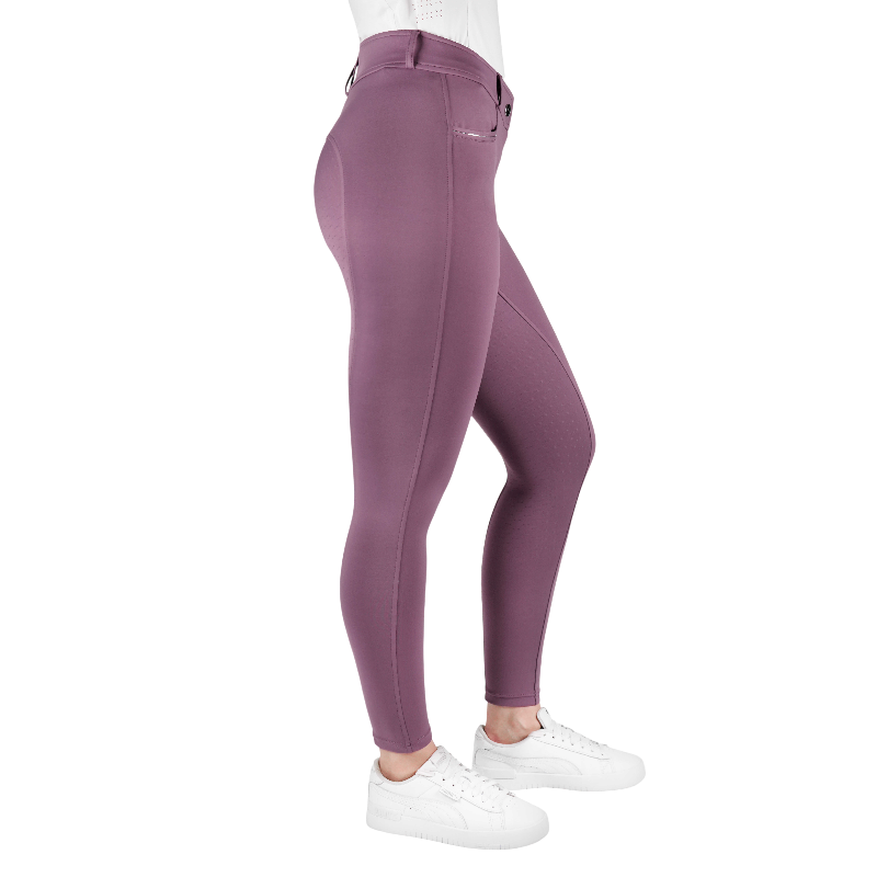 Equithème - Carly women's riding breeches lilac | - Ohlala
