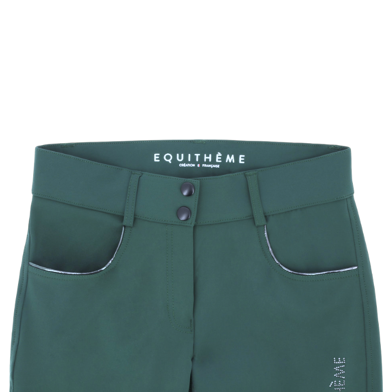 Equithème - Pantalon d'équitation femme Beverly vert forêt