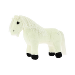 Equithème - Peluche mini pony Filou bianco | - Ohlala