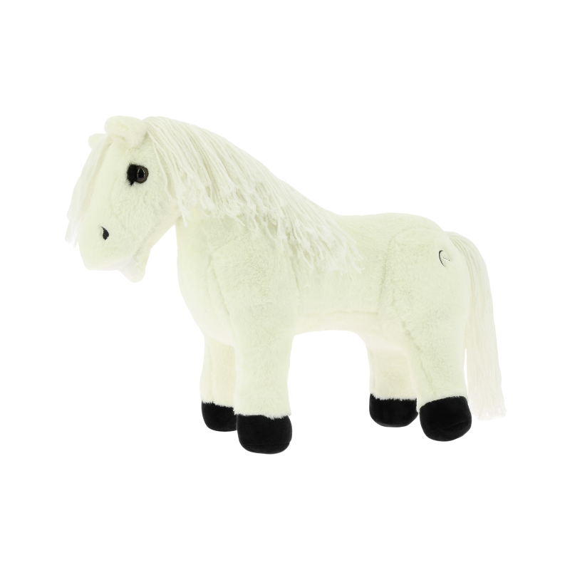 Equithème - Mini-Pony Plüschtier Filou weiß | - Ohlala
