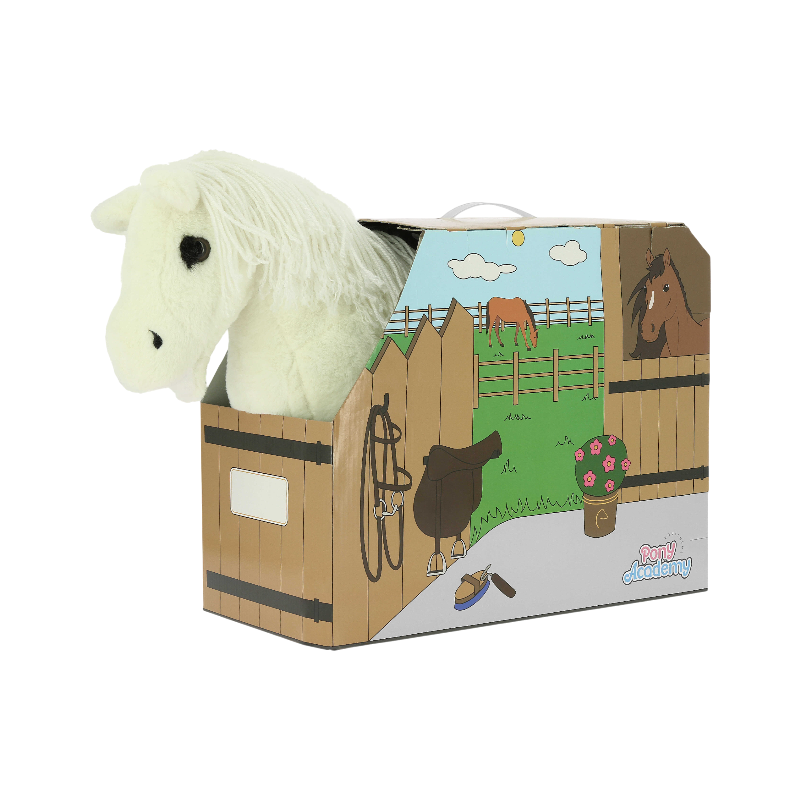 Equithème - Plüsch Mini-Pony Filou weiß | - Ohlala