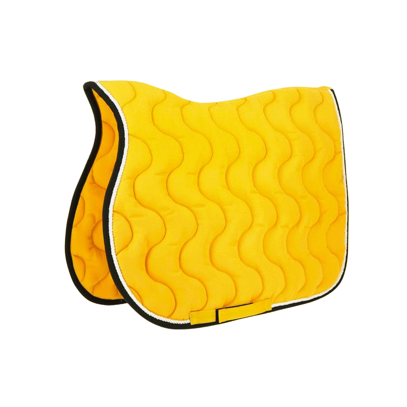 Equithème - Tapis de selle Polyfun jaune | - Ohlala