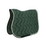 Equithème - Tapis de selle Polyfun vert foncé | - Ohlala