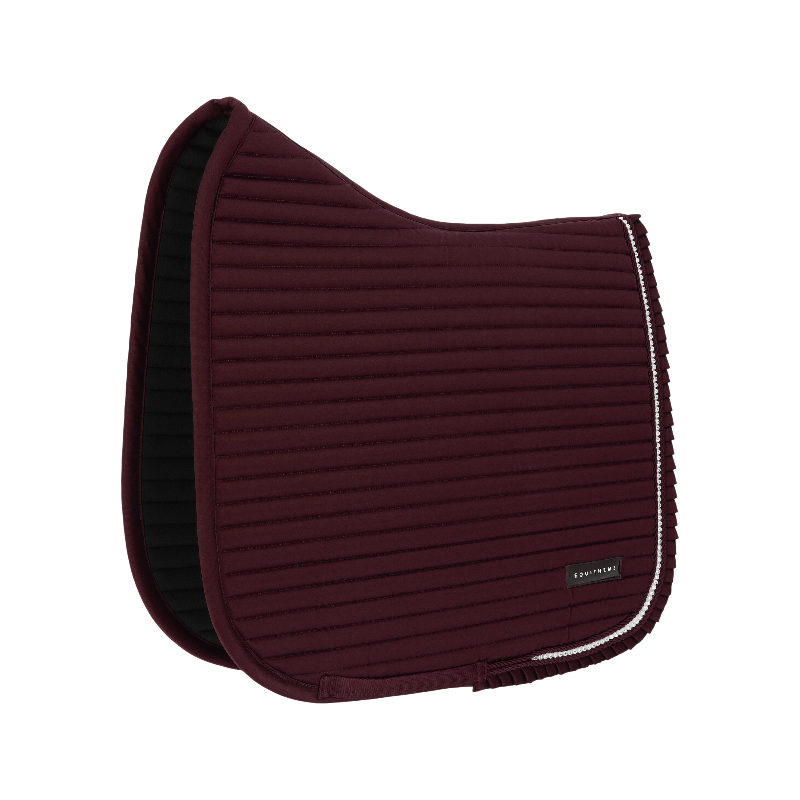 Equithème - Tapis de dressage Glam bordeaux | - Ohlala