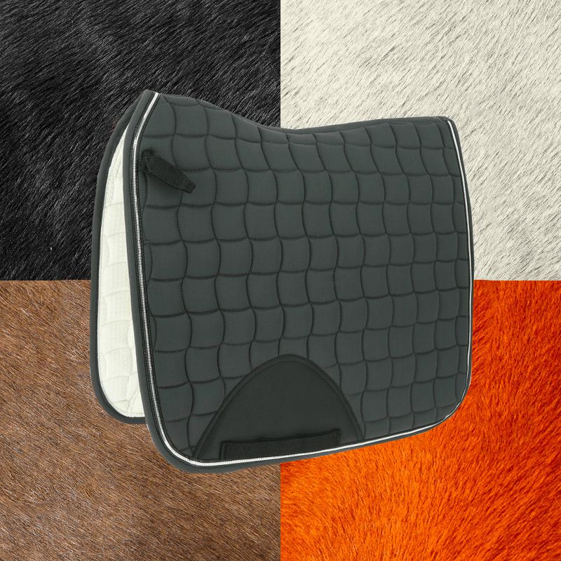 Equithème - Tapis de dressage Sport gris | - Ohlala