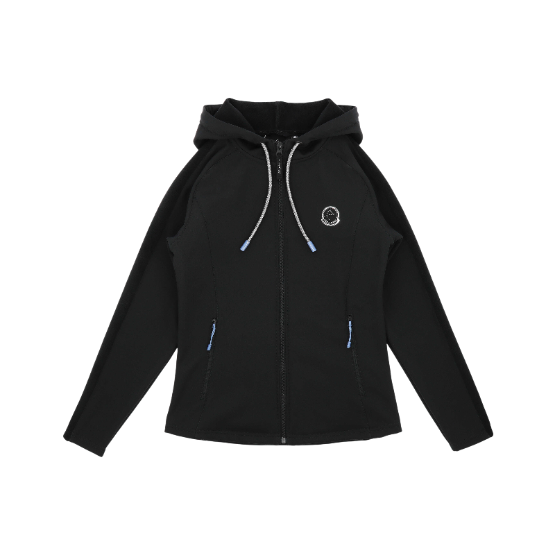 Equithème - Damen-Softshell-Jacke langarm Je t'aime Victoria schwarz | - Ohlala