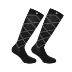 Equithème - Chaussettes d'équitation Sandra noir | - Ohlala