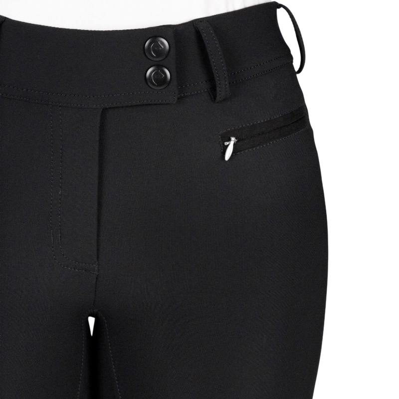 Equithème - Pantalón de equitación mujer Sally negro | - Ohlala