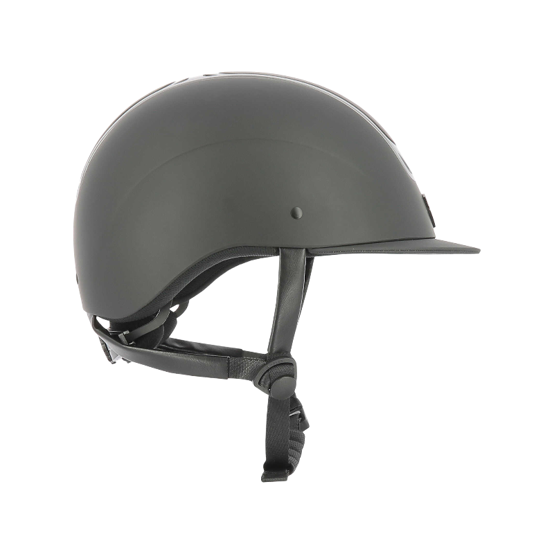 Equithème - Capacete de equitação Pepit preto/metálico cromado