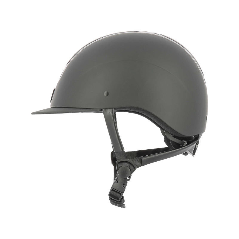Equithème - Capacete de equitação Pepit preto/metálico cromado